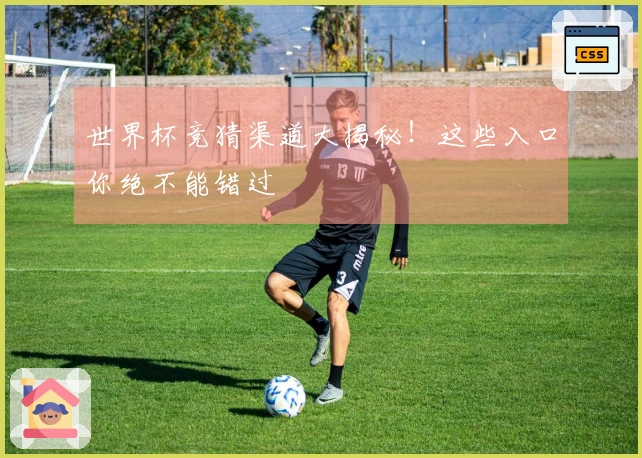 世界杯竞猜渠道大揭秘！这些入口你绝不能错过
