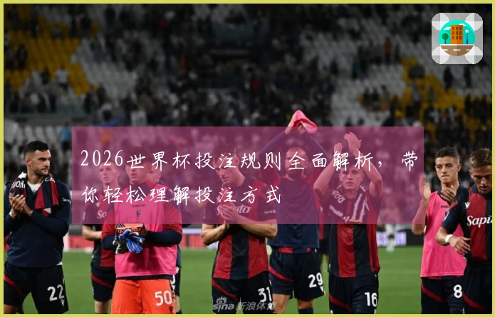 2026世界杯投注规则全面解析，带你轻松理解投注方式